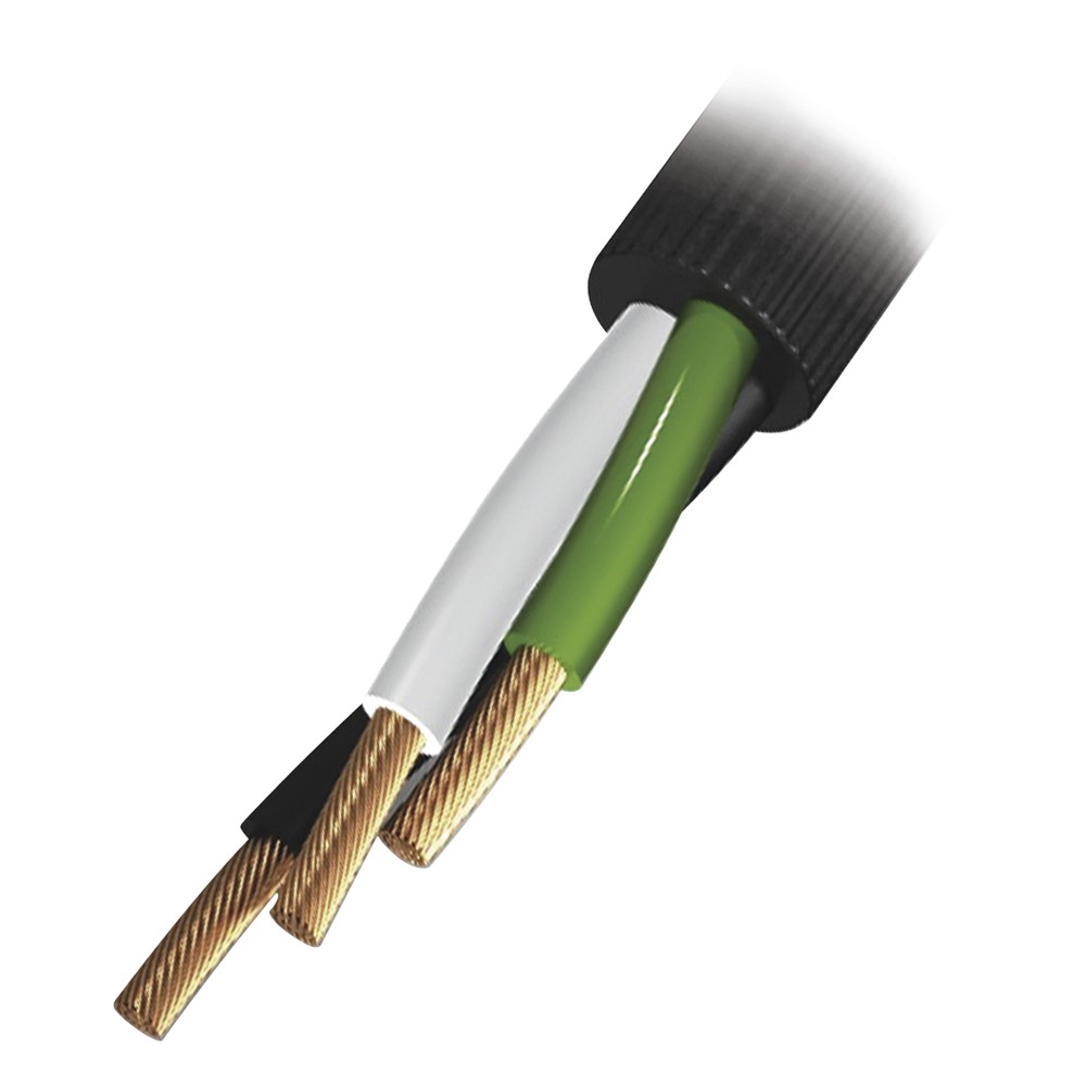 Cable de Uso Rudo / 3 Hilos / Calibre 10 AWG / 600 V / Rollo 100 m