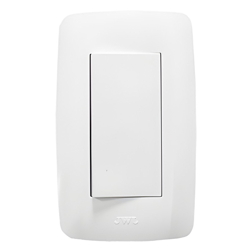 Apagador Sencillo de 127 V 10 A /Color Blanco.