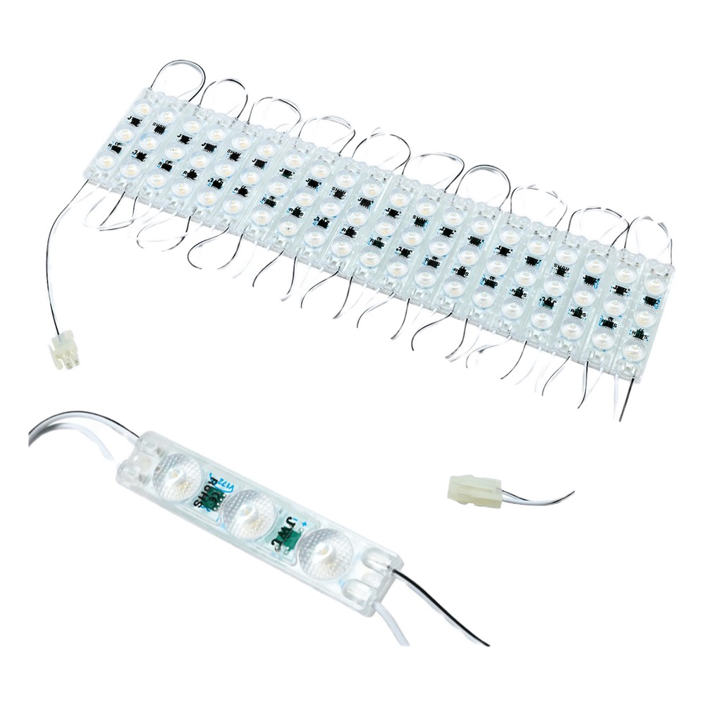 Cadena con 20 Módulos LED Individuales / Resistente a Intemperie / 4500 Lúmenes / 110V / Luz Cálida 2 700 K / Conectados