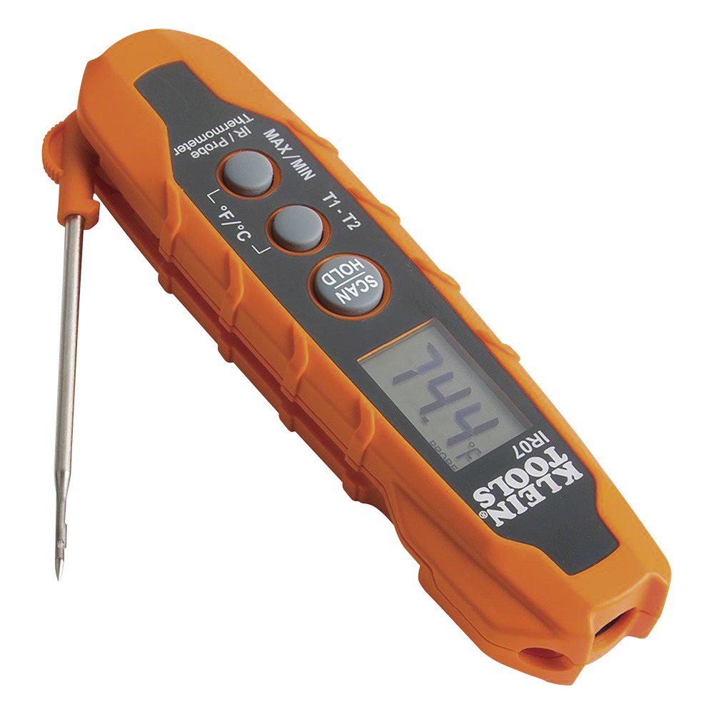 Termómetro Doble IR/Sonda con Medición ºC y ºF. Con Pantalla Retroiluminada