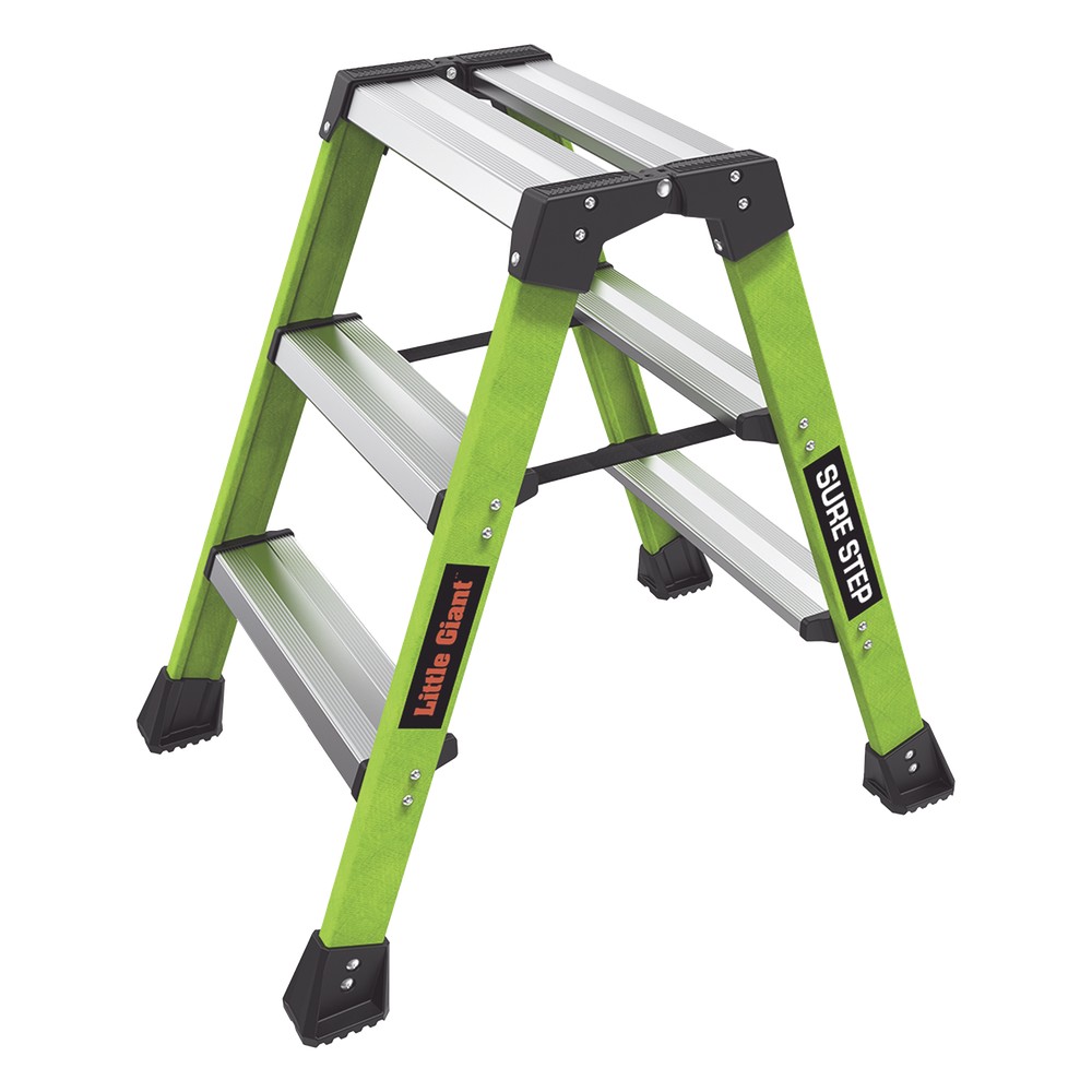 Escalera Plegable 2 Peldaños de Fibra de Vidrio | LECOSYS