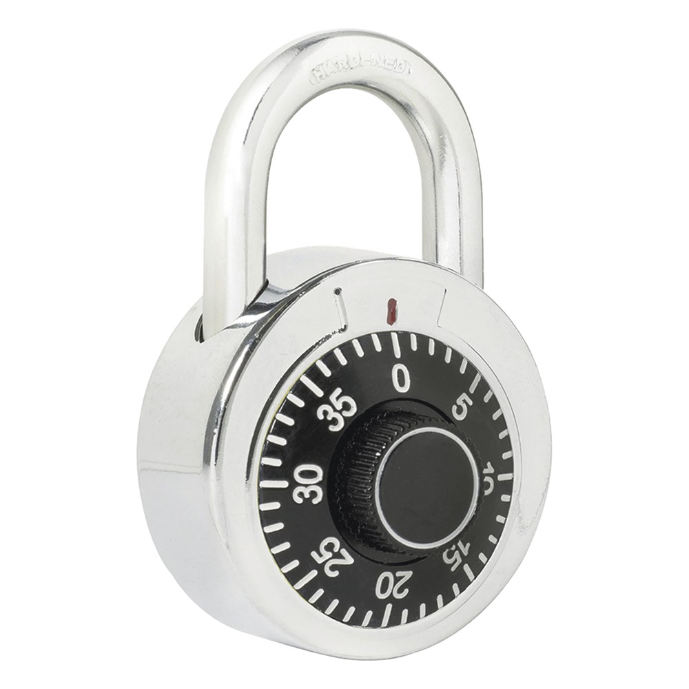 Candado de Combinación / Medida 50 mm/ Nivel de Seguridad 3 / Combinación de Disco / Color Negro.