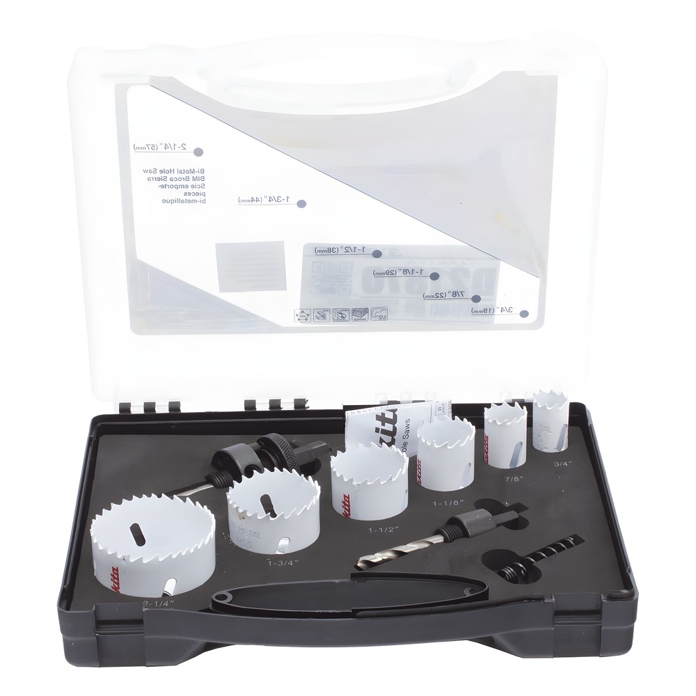 Kit de broca sierras (3/4 - 2 1/4 in) incluye 6 | LECOSYS