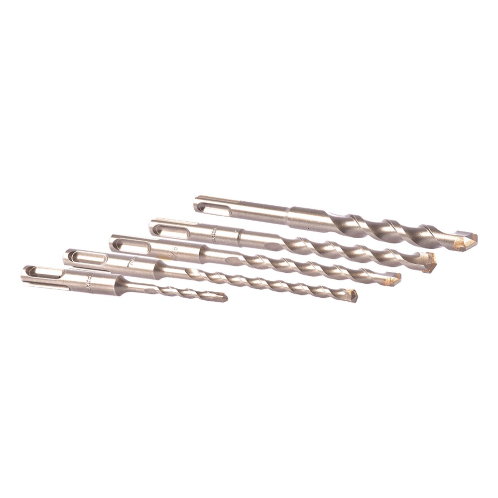 Juego con 5 piezas de brocas SDS PLUS para concreto