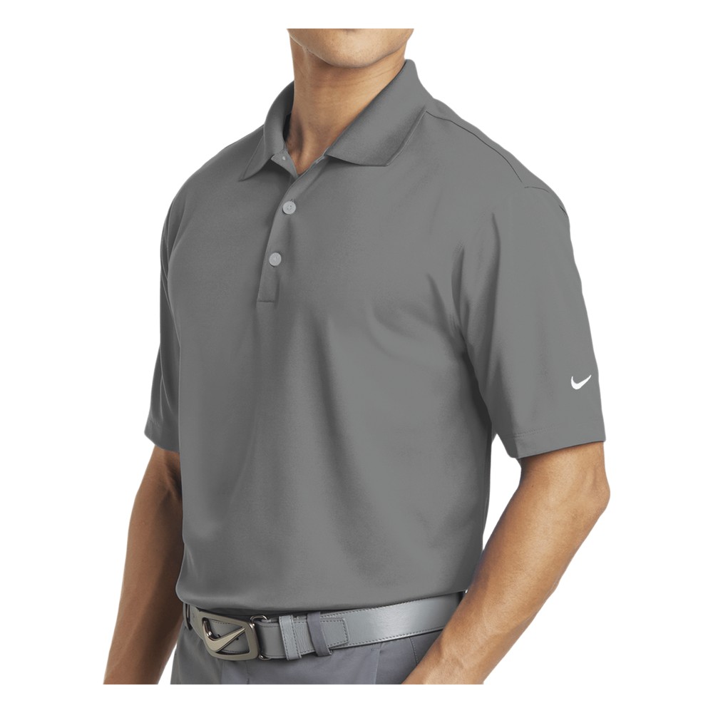 Playera Polo Dri-FIT color Gris Obscuro para Hombre