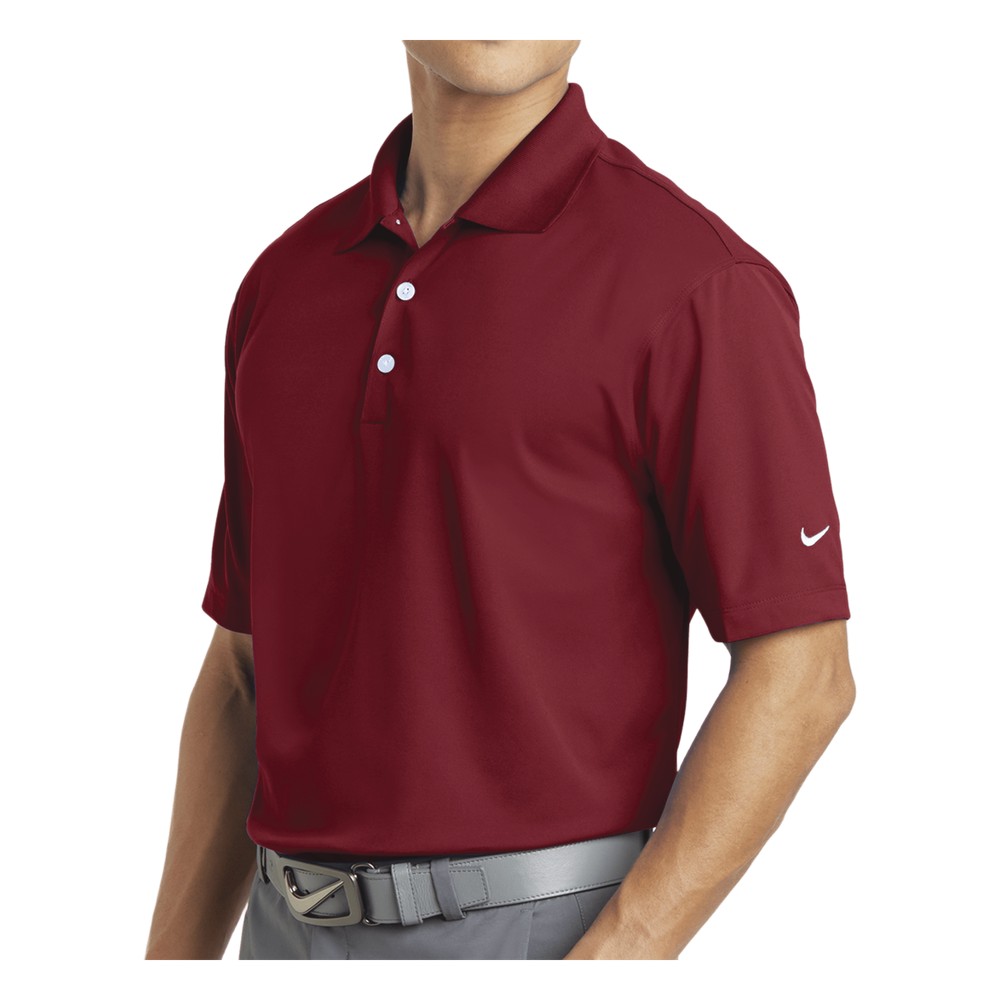Playera Polo Dri-FIT color Rojo Obscuro para Hombre