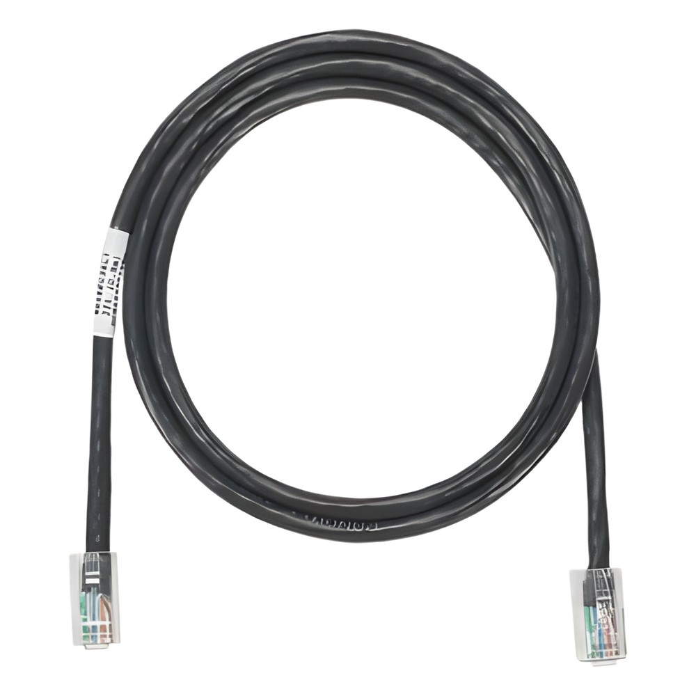 Cable de parcheo UTP Categoría 5e, con plug modular en cada extremo - 4.3 m. - Negro
