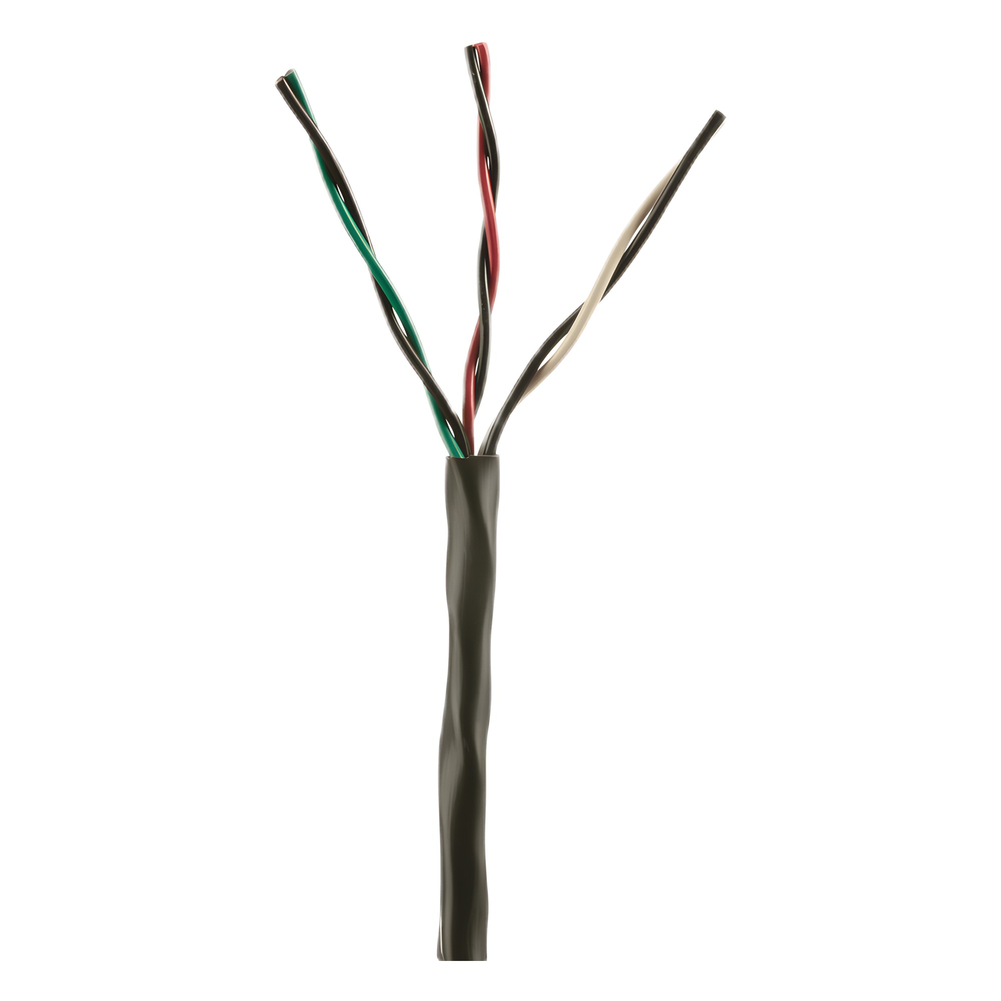 Bobina de Cable de Cobre de 3 Pares Clase 4 Para Sistemas FMPS, 16 AWG, Sin Blindaje, CMR (Riser), Uso Interior/Exterior