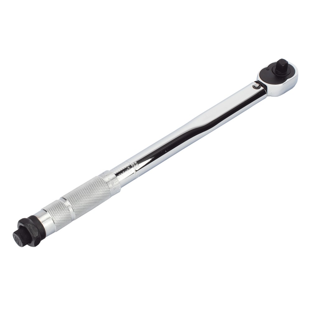 Torquímetro o Llave Dinamométrica Ajustable con Matraca de Trueno 3/8", 19-110Nm