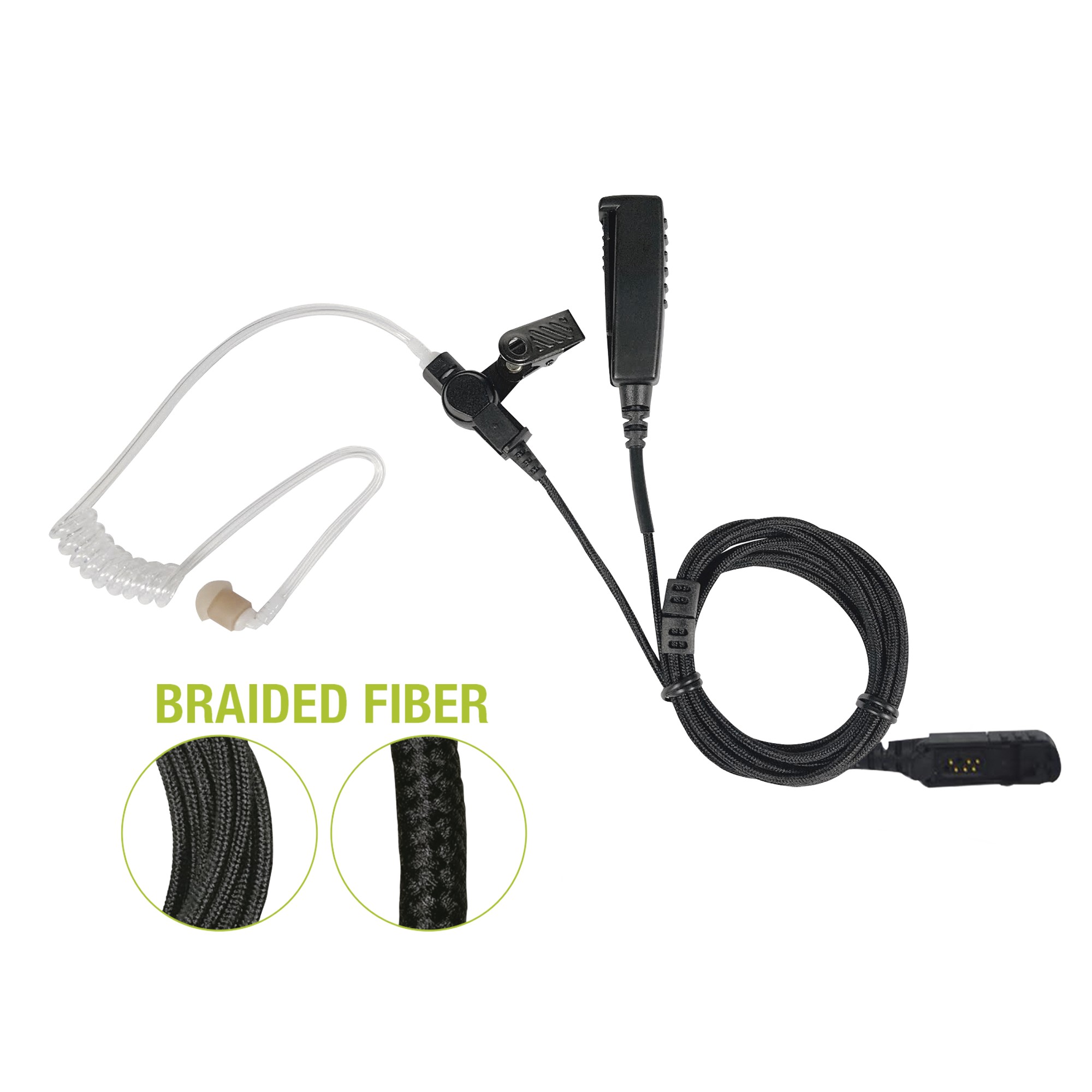 Micrófono De Solapa de 2 Cables De Fibra | LECOSYS