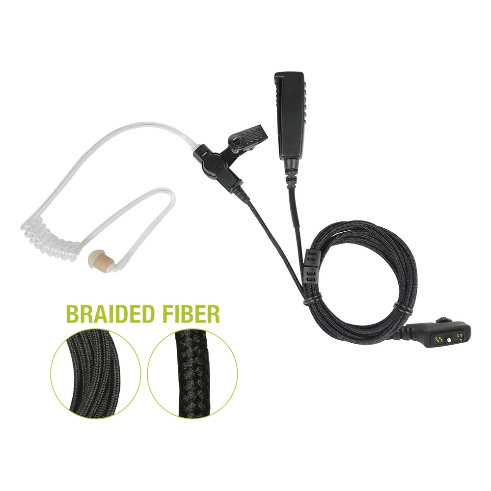 Micrófono De Solapa de 2 Cables De Fibra | LECOSYS