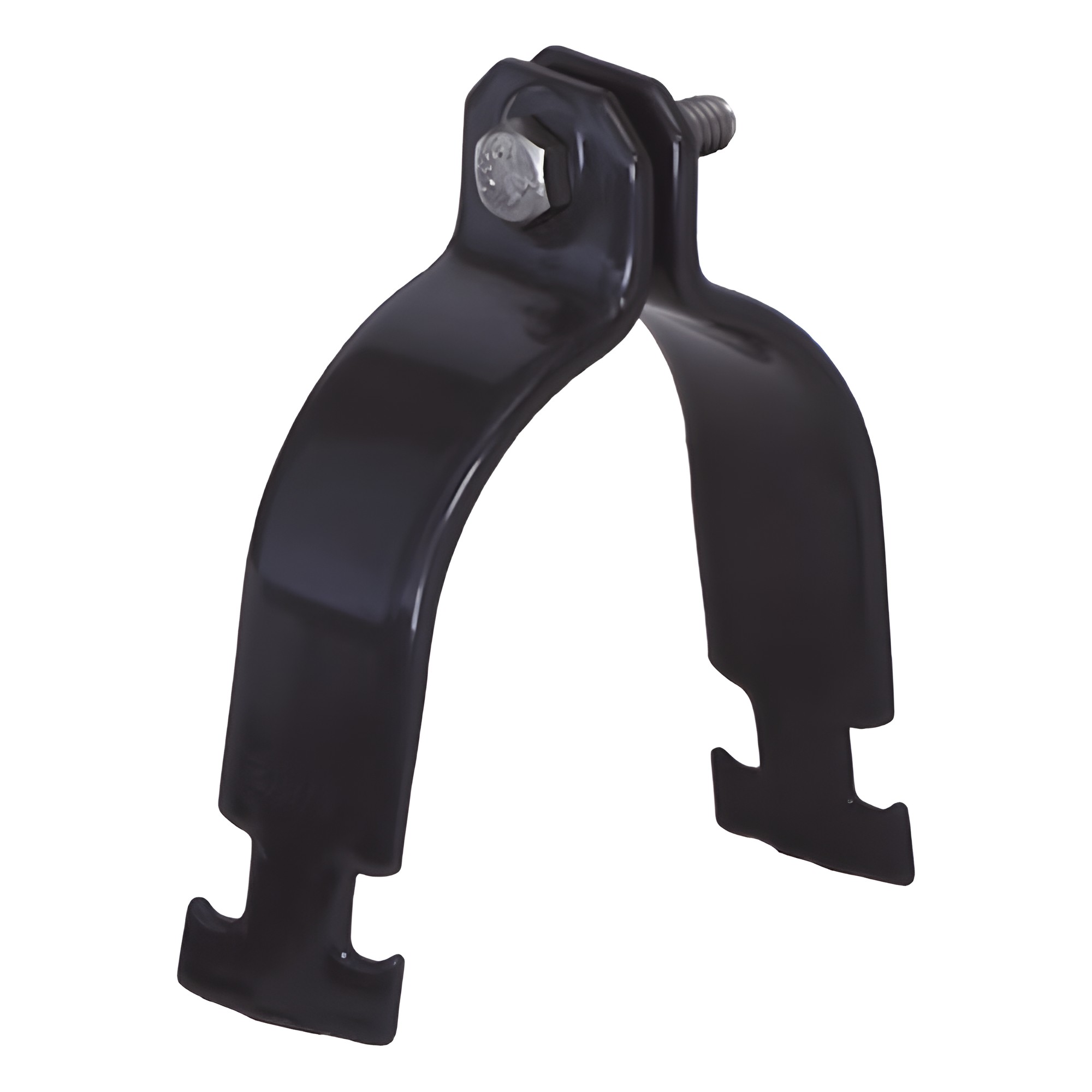 Abrazadera Unicanal con Recubrimiento de PVC de 1/2" (12.7 mm).