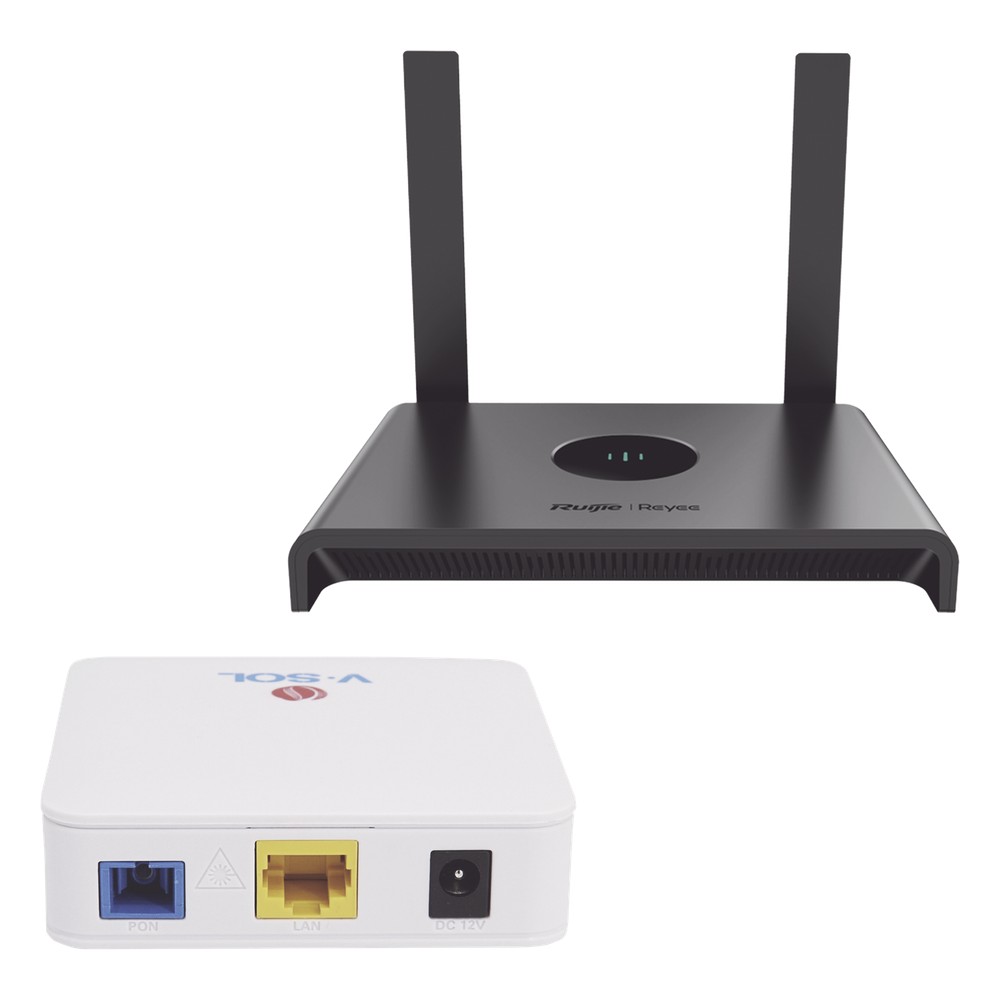 Kit 1 ONU Bridge V-Sol, Dual GPON - Otros Productos | LECOSYS