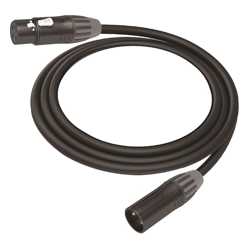 Cable XLR 3 polos hembra - XLR 3 polos macho | LECOSYS