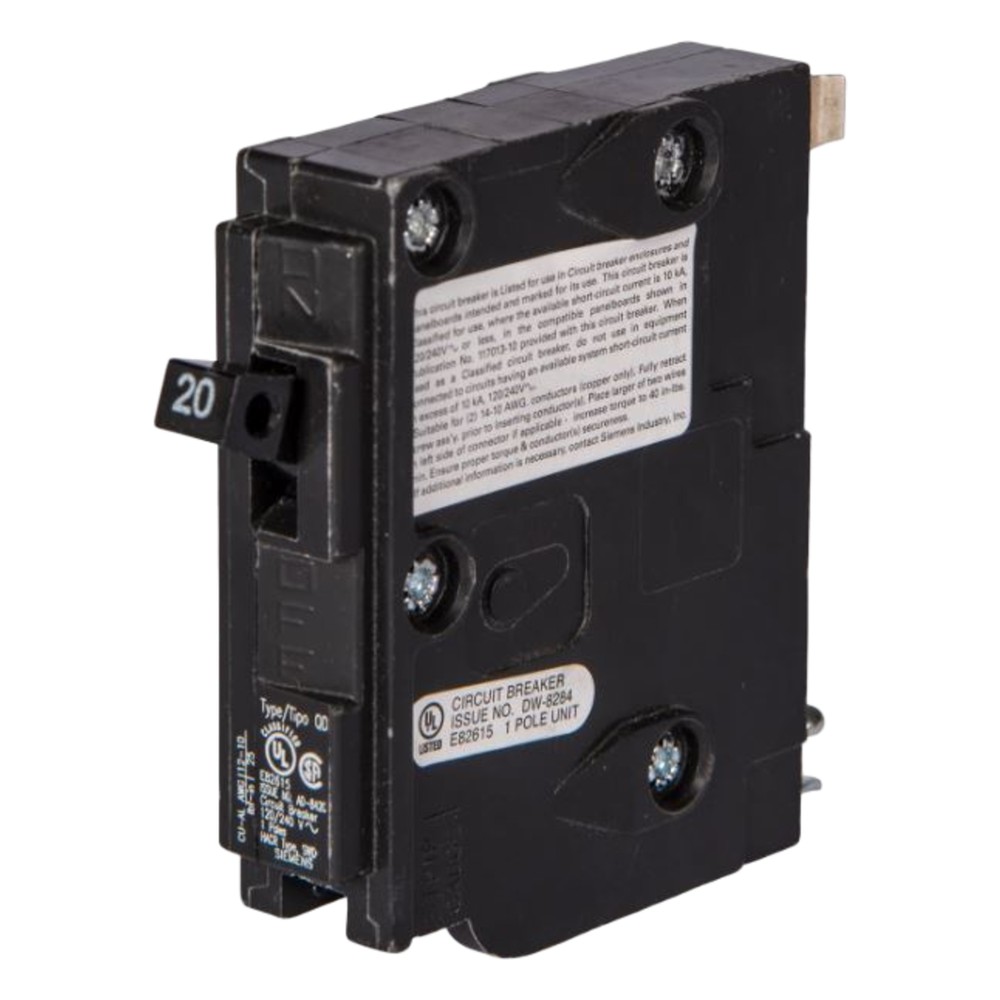 Interruptor automático enchufable tipo QD 1 polo, 40 amp