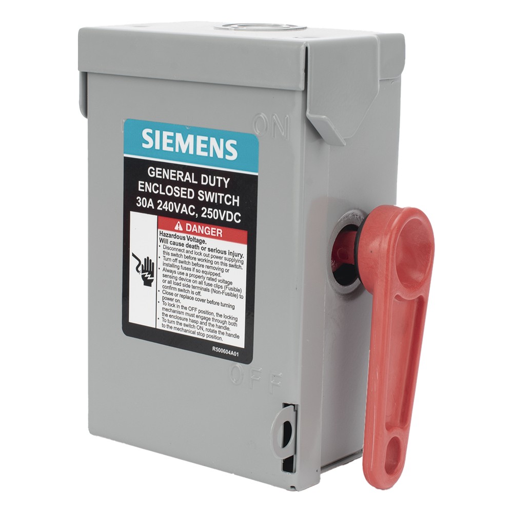 Interruptor de Seguridad GNF221A, 240Vca, 2 | LECOSYS