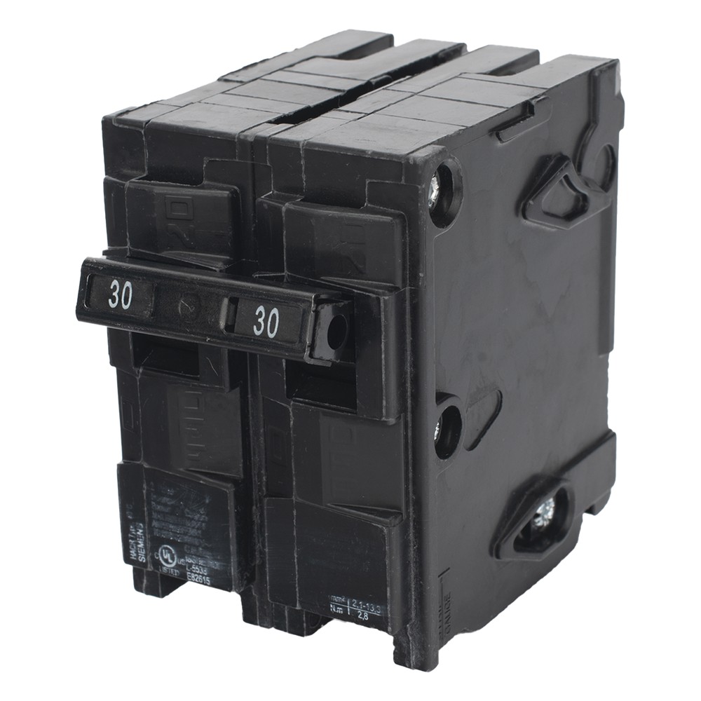 Interruptor automático enchufable tipo QP 2 polos, 30 amp