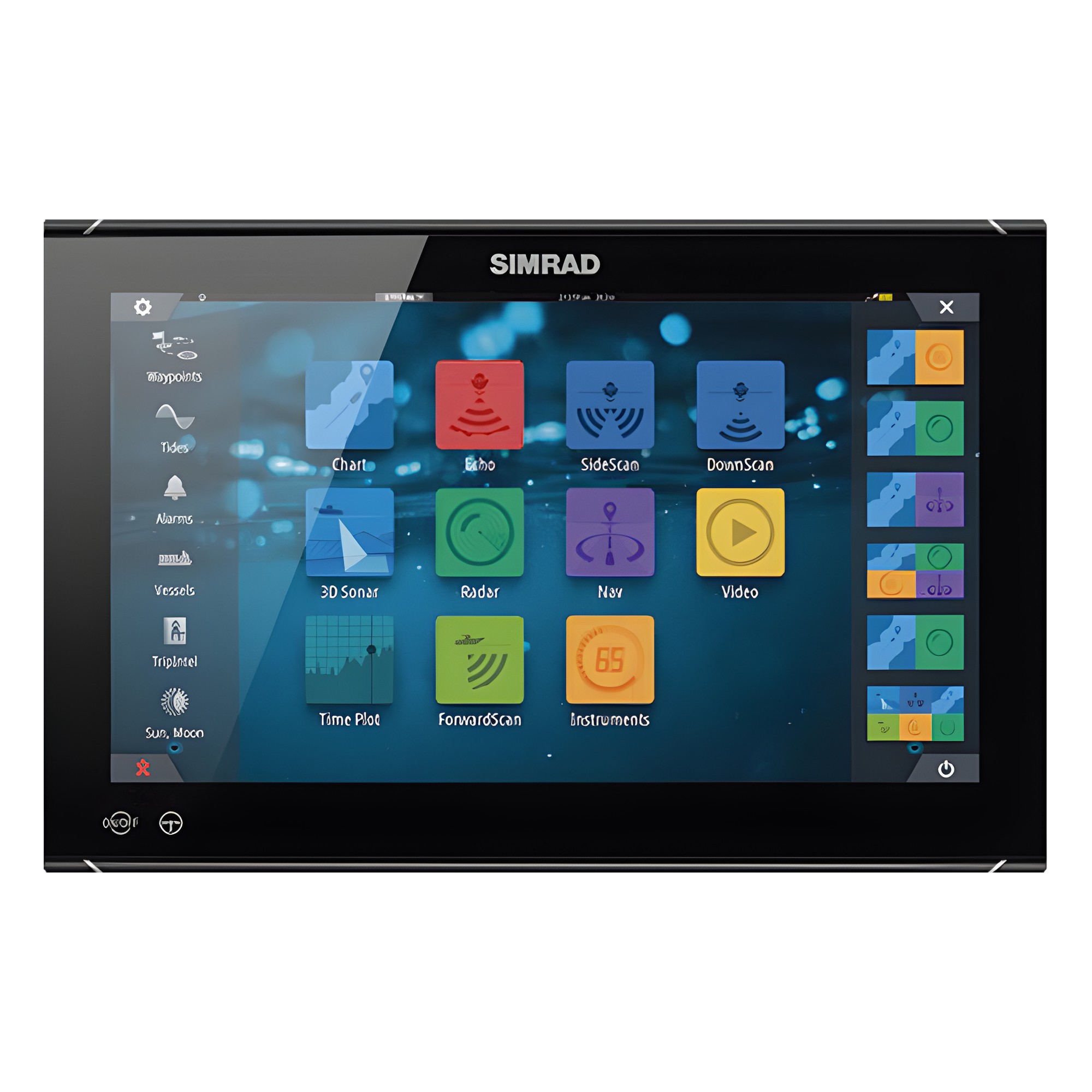 Pantalla multifuncional NSO Evo3S de 16" de alto rendimiento.