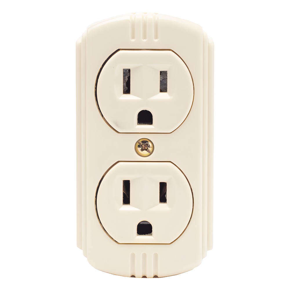 Contacto Dúplex 127 Vca, 15 A Max. Para Sobreponer (Sin perforar la superficie).