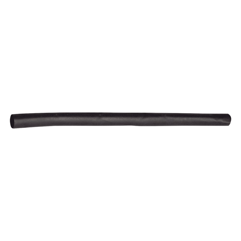 Tubo Termoencogible (Termofit) Negro de 1.2 m, 1/8" de Diámetro, Reduce de 2:1, Poliolefina.