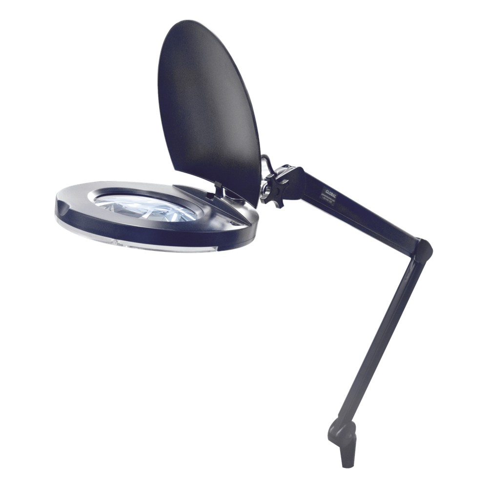 Lampara de LED para Escritorio con Lupa de 5 Pulgadas de Diámetro, 5 Dioptrias, 2.25X.