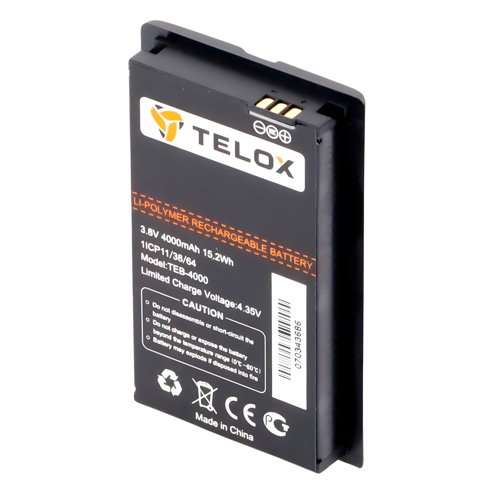 Batería de Li-Ion 4000mA Para Radios TE320 TELOX