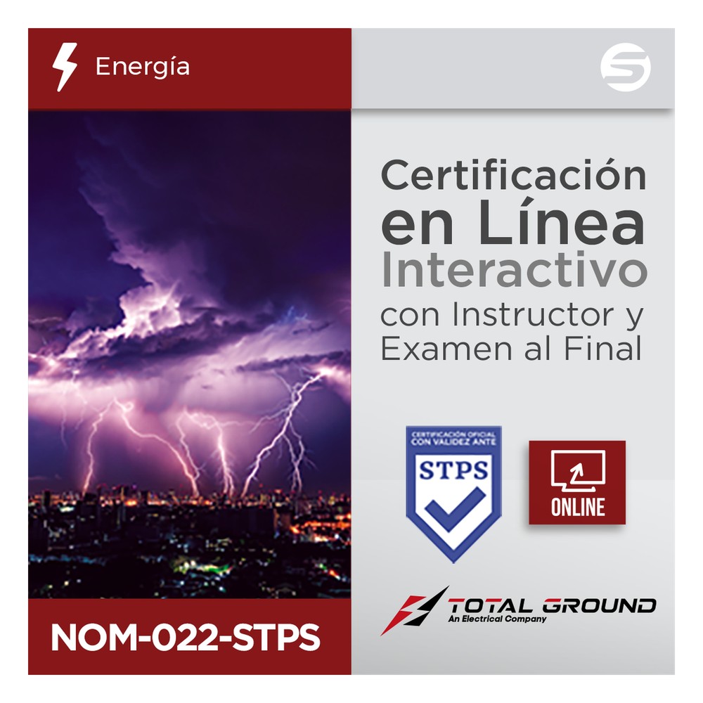 Certificación Virtual NOM-022-STPS – Total Ground (Válida ante la STPS)