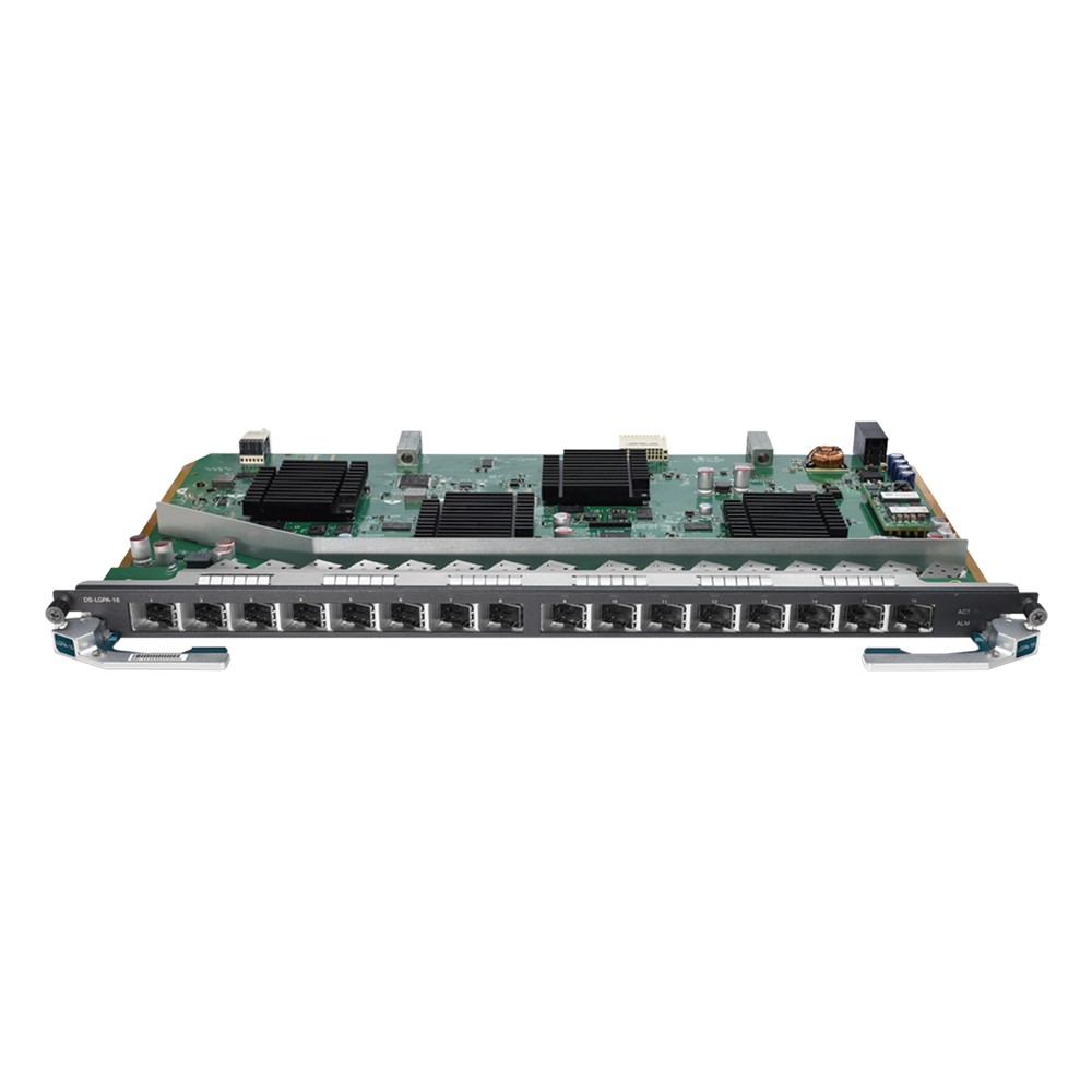 Tarjeta de Servicio 16 Puertos GPON para OLT DSP8000X2 / Spliteo de 1:128 / Conexión de Hasta 2048 Clientes / Distancias
