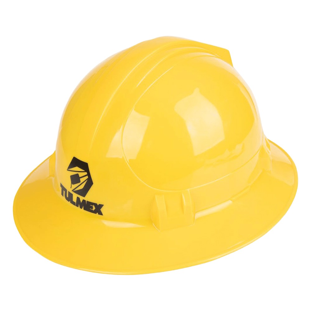 Casco de Seguridad Tipo ala Ancha / Color Amarillo
