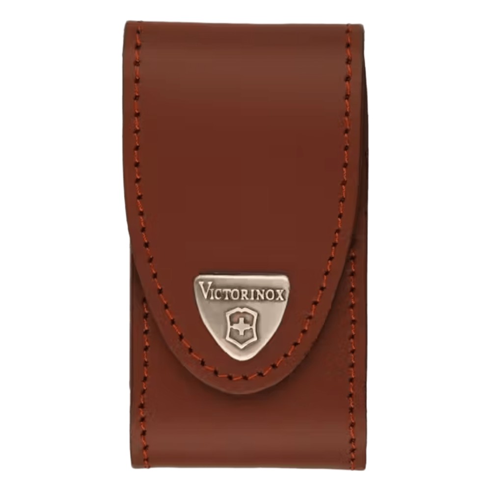 Funda de Piel color Café para Navajas Mediana Victorinox.