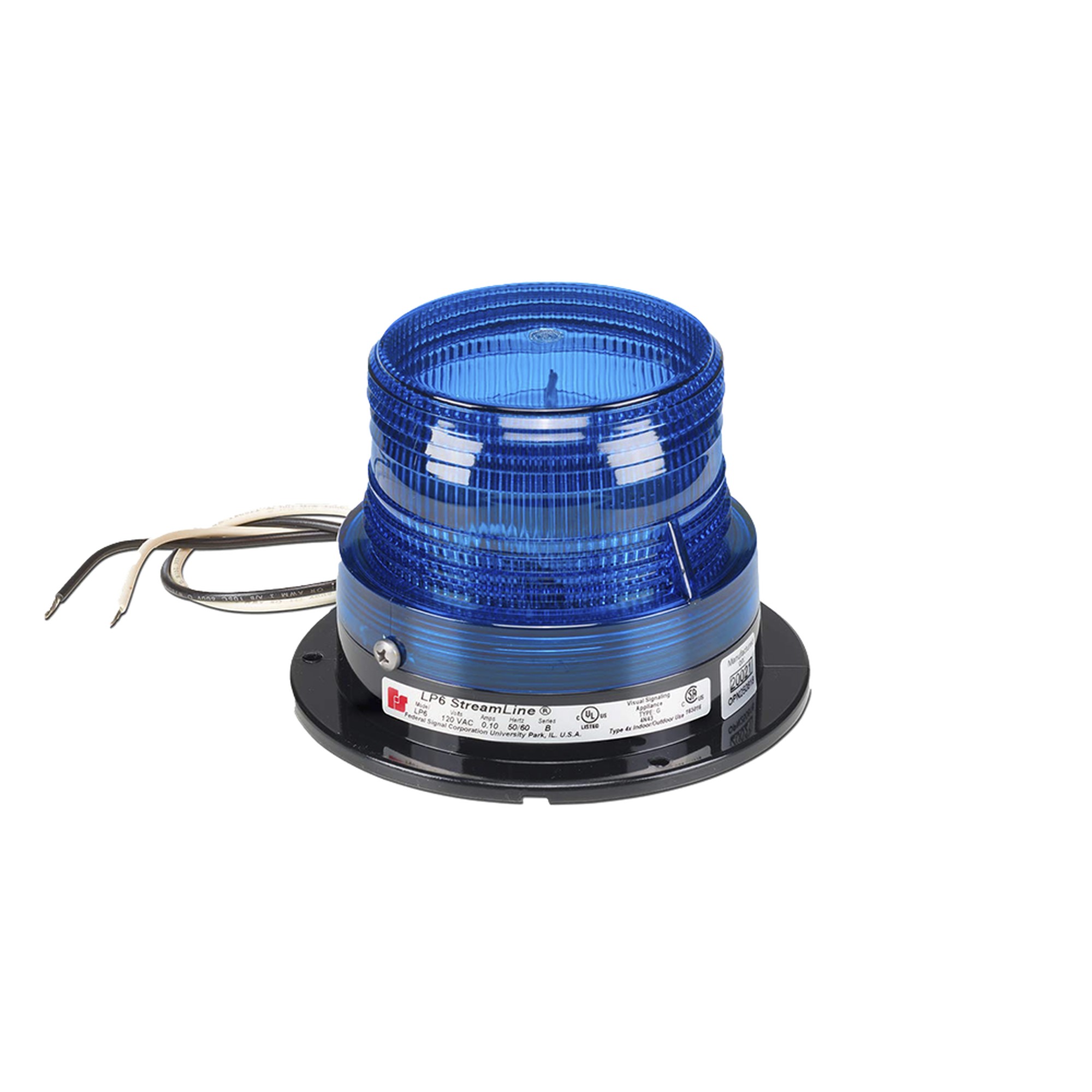 Estrobo LED Bajo Perfil /120 Vac / 175,000 cd Pico / Grado NEMA 4X / Montaje Superficial / LP6-120-B