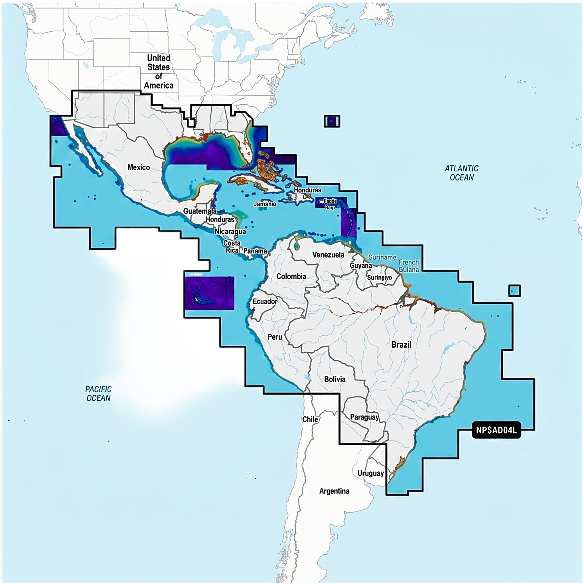 Cartas náuticas de interior y costas Navionics Platinum+™