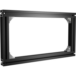 Soporte Modular 1x1 / Compatible con DS-D40W-2F / Negro / Pintura Electroestática / Instalación Rápida / Ligero y Delgad
