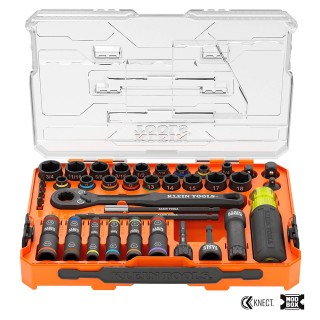 Juego de Dados de Impacto Paso a Través  /  Sistema KNECT / Compatible con el Sistema de Almacenamiento (ModBox) / 39 Pi