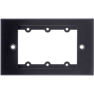 Frame para Wall Plate Inserción - KRAMER FRAME-1G/US(B)