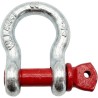 Grilllete Lira (Anchor Shackle) / 4.75 T WLL / Cuerpo 3/4" Acero Forjado Galvanizado / Perno 7/8" Acero Alta Resistencia