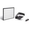 Kit Puerta de Garage 8x9 Pies (2.44 x 2.74 m) / Motor DC 1/2 HP / Insulada / Activación WiFi / Hasta 50 Controles / Lámi