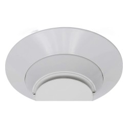 Detector de humo fotoeléctrico direccionable, protocolo LiteSpeed, LED dual 360°, base incluida de 6 pulgadas