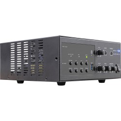 Amplificador Digital de Red Mini con WiFi y Bluetooth / 240W / Salida 4-16&Omega; o 100V / Entrada XLR Micrófono 48V / 2