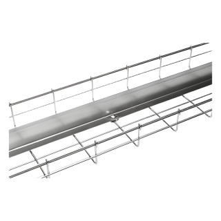 Separador de 116mm x 3 mts. de largo, con acabado Electro Zinc