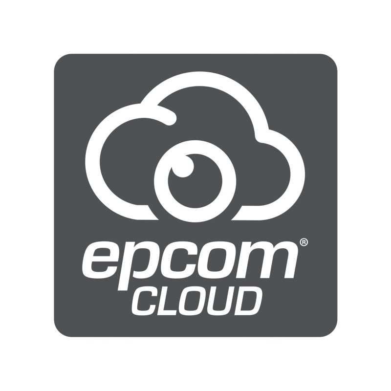 Suscripción Anual Epcom Cloud / Grabación en la nube para 1 canal de video a 2MP con 2 días de retención / Grabación por