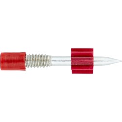 Perno Roscado para Concreto de 3.6 mm /  Longitud 1" / Caja con 100 piezas / Acero Zincado / Carga Tracción 2.7 kN