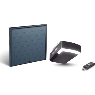 KIT COMPLETO Incluye /Puerta D/ Garage / APDOOR 9x8 Pies / Lisa Linea Central / Insulada / Interfase ACCESSWIFI / Motor 