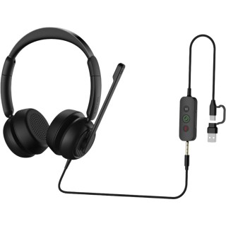 Auricular con Cable / USB-C USB-A 3.5mm - Redes e IT | LECOSYS