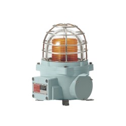 Luz de Señalización LED Antiexplosiva / 120 VAC / Ámbar / Ex db IIC T6 Gb / IP66 / Zona 1 y 2 / Luz Fija o Intermitente 