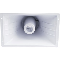 Bocina Tipo Corneta para Voceo / 40 W / 8 Ohms / 95 dB a 15 m (49.2 ft) / Conector RCA / Cable 7.6 m (25 ft) / Interior 
