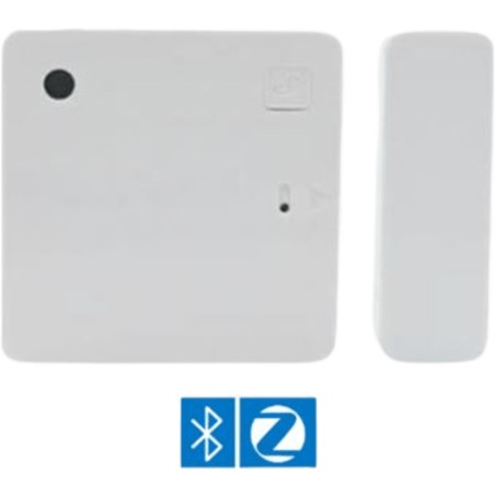 Sensor de Puerta/Ventana Bluetooth y Zigbee / Detección de Apertura, Cierre e Inclinación / Sensor de Luz Incorporado / 