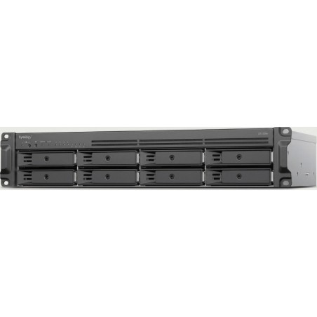 Rack NAS 2U / 8 Bahías / AMD Ryzen V1500B 2.2 GHz / 2.5GbE / M.2 NVMe / Escalable a 12 Bahías