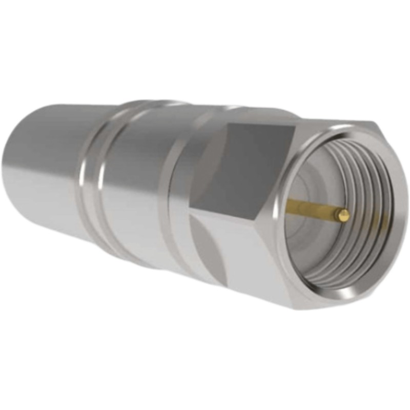 Conector F-Macho Plegable Pin Cautivo 75 Ohms