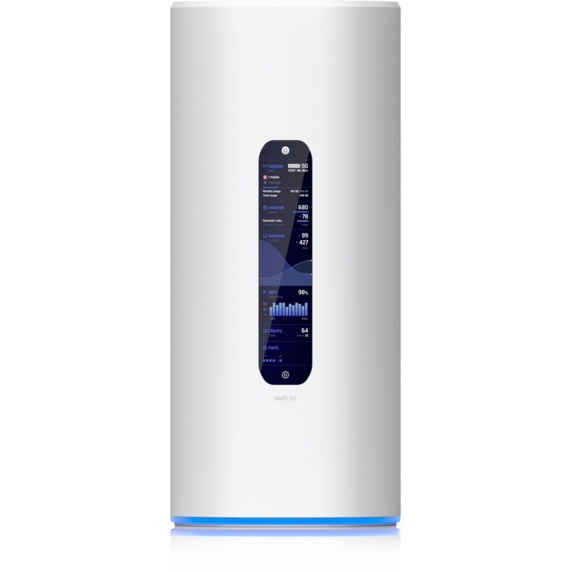 UniFi Dream Router 5G Max Cloud Gateway de Escritorio con Módem 5G Integrado, WiFi 7 Tri-Banda, Switch de 3 Puertos 2.5 
